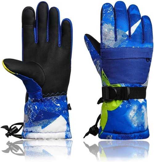 Momoon Ski Gloves - Waterproof Touch Screen Winter Gloves for All Ages | Unisex Design