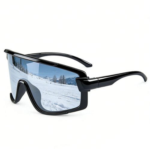 Cyxus Snow Shoveling Goggles for Men, Polarized Anti-Fog Windproof UV400 Protection Winter Gear Work P1584