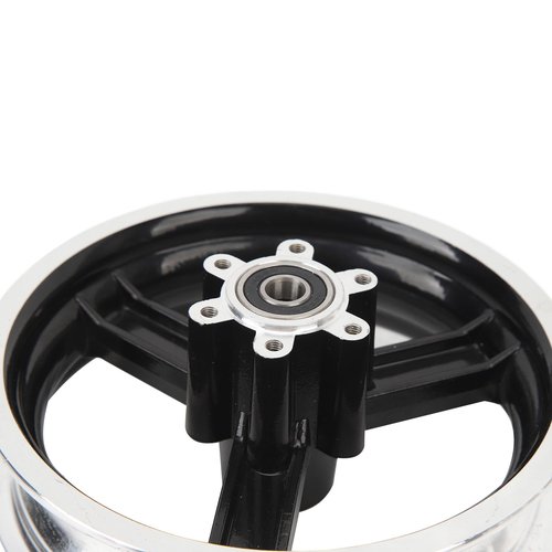Fockety Electric Scooter Front Wheel Hub for 10 inch Scooters, Aluminium Rim Tire, Lightweight and Strong, Easy to Replace, Enhances Ride Quality
