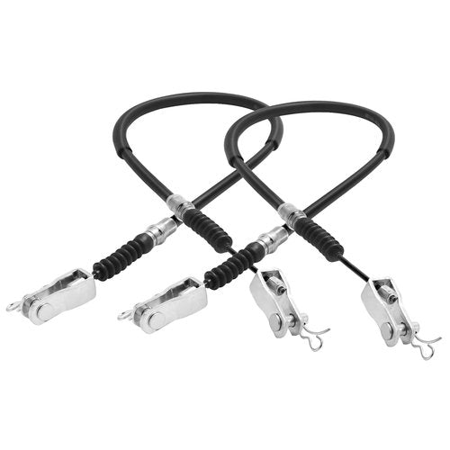 Roykaw Golf Cart Brake Cable Set, Both Driver & Passenger Side for Club Car DS 1981-1999 Gas/Electric Models, 42" Long Overall, Replaces OEM # 1011125, 1011403, 1016761-01