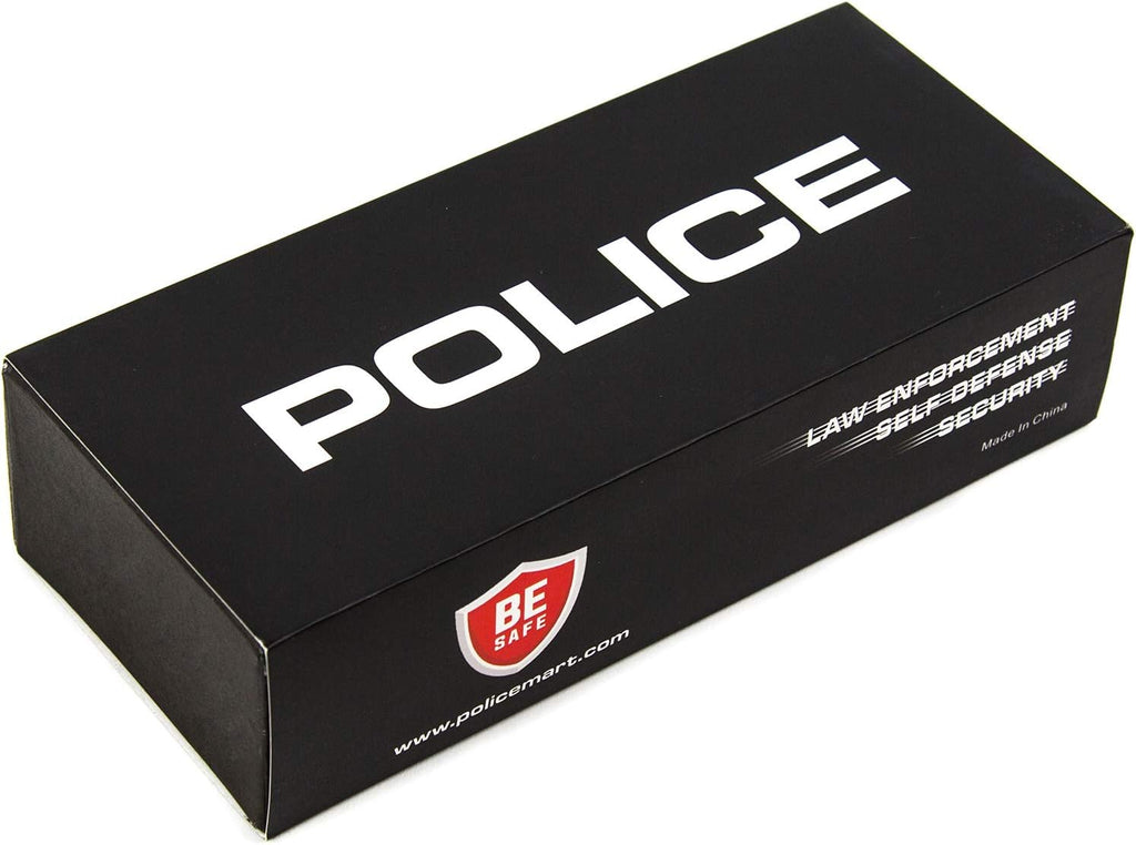 POLICE Stun Gun 928 - High Voltage Rechargeable Self Defense Tool with LED Flashlight - Compact & Heavy Duty - Black