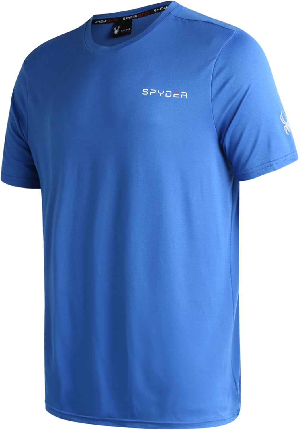 Spyder Men's Athletic Shirt - Quick-Dry Lightweight Short Sleeve Tee for Active Performance