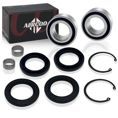 ALRCOO Front Wheel Bearings & Seals Kit fit for Honda Foreman 400 TRX400FW Foreman 450 TRX450 S/ES/FE/FM Foreman 500 Rubicon 500 TRX500 Rincon 650 TRX650 Rincon 680 TRX680 1995-2014