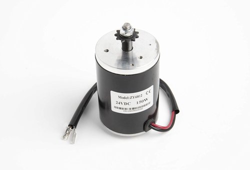 Hi-Gear 150W Watt 24V Volt DC Brush Electric Motor #25 Chain 11T Sprocket Unite ZY6812 f Razor Scooter DIY Kids Kart 150-GM150115 Works with 24V by Alfa Wheels (150W 11T Sprocket)