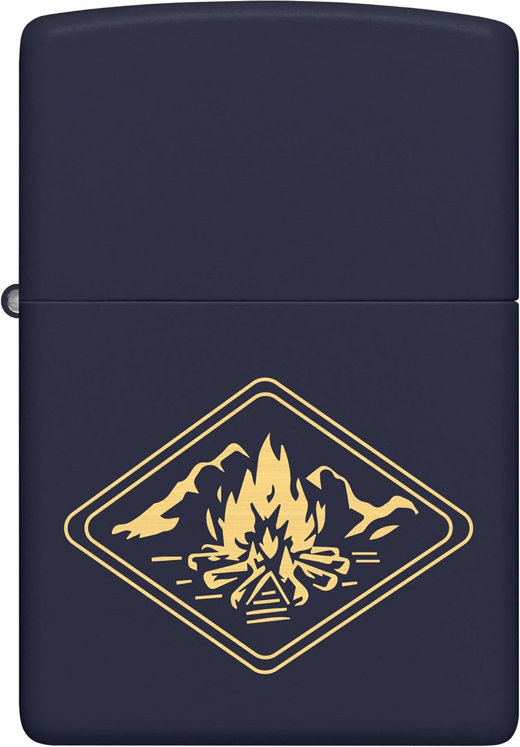 Zippo Pocket Lighter - Campfire Design | Durable & Windproof for Outdoor Use