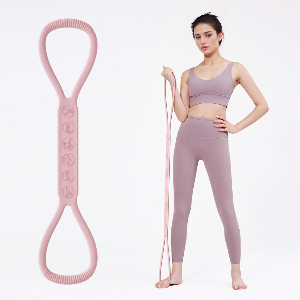 Skiennix Figure 8 Resistance Band - Upgraded Physical Therapy Tool | 3 Levels for Kids, Adults & Seniors