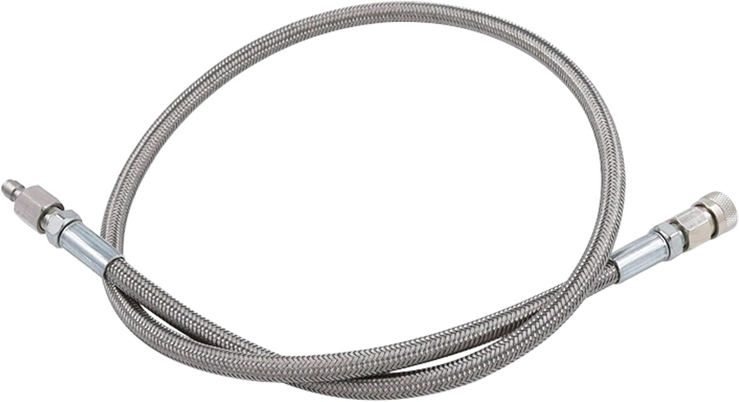 Skiennix Paintball Airsoft Fill Whip Hose - 36-Inch 4500psi Stainless Steel Charging System with 8MM Quick-Disconnect Adapter
