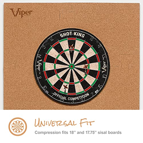 Reversible Cork Dartboard Surround - Wall Protector for 17.75 & 18 Inch Dart Boards
