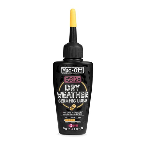 Muc-Off eBike Dry Chain Lube - Premium Bike Chain Oil for Dry Weather - 1.7 fl oz Electric Bike Lubricant