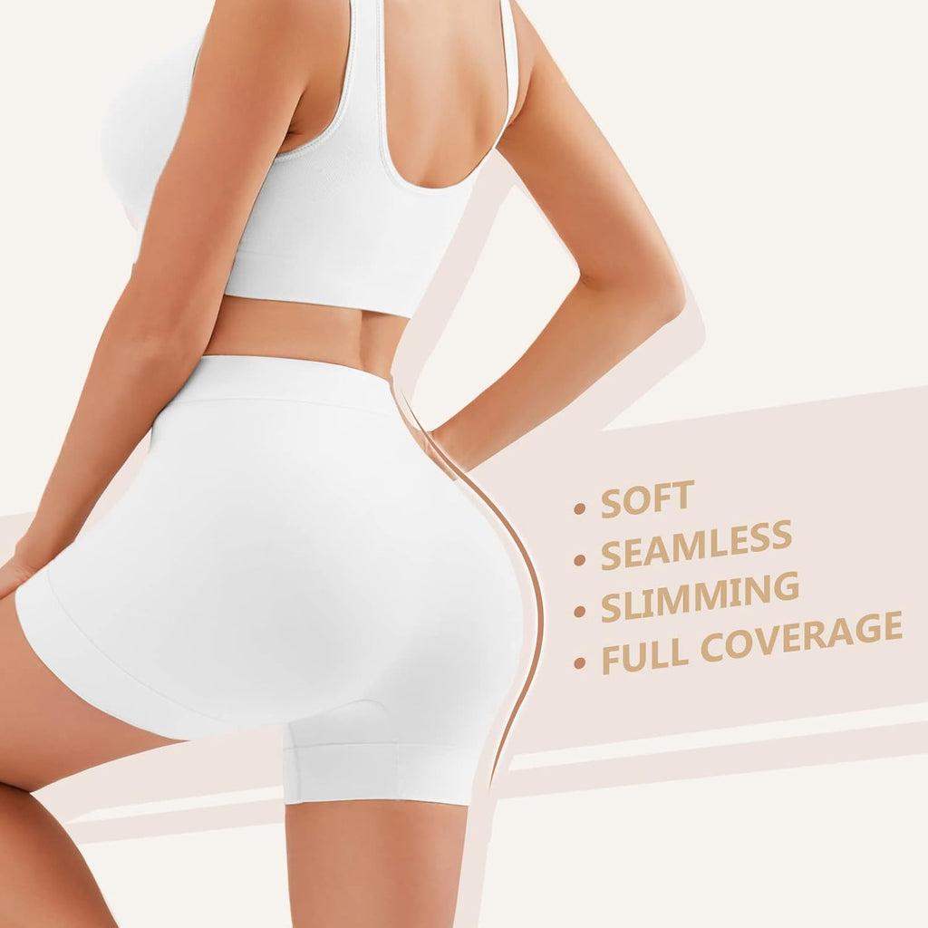 YADIFEN Slip Shorts - Smooth Anti-Chafing Boyshort Panties for Women | Seamless Yoga Underwear