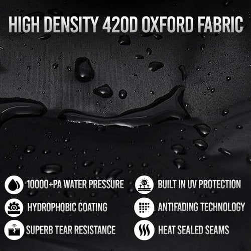 420D Waterproof Bike Cover by [Brand Name] - Tear Resistant & Windproof for 1-2 Bikes | Includes Carry Bag