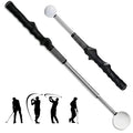 YIHKQDL Golf Swing Trainer – Adjustable Golf Grip Trainer with Click Feedback for Tempo, Power & Accuracy | Portable Golf Training Aid Black