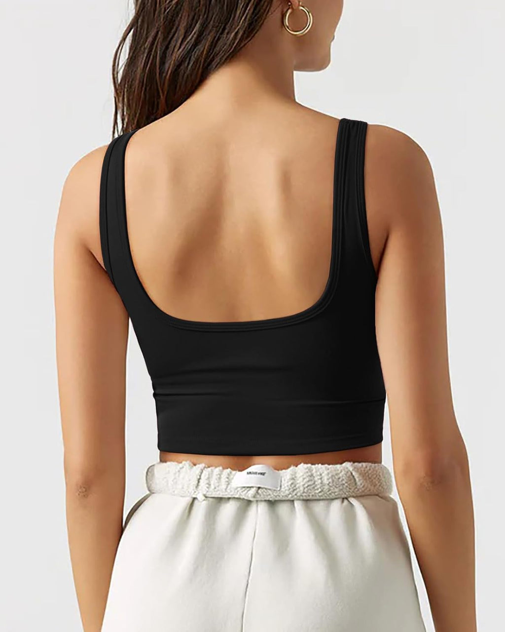 SUUKSESS Sports Bra - Sweetheart Neckline, Padded Comfort | Longline Crop Tank Top for Women