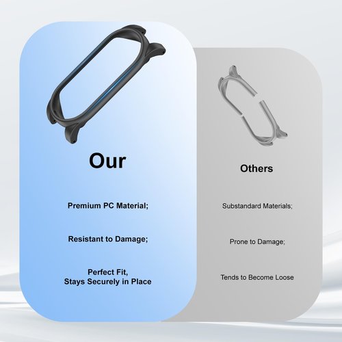 Hexasider Nylon Wristband + PC Frame Compatible with Plaud NotePin AI Recorder Band, Upgraded Soft Replacement Strap Case for PlaidNote Pin Accessories Women Men