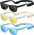 Skiennix Baby Sunglasses - UV400 Protection for Infants & Toddlers, 3 Pack for Ages 0-24 Months