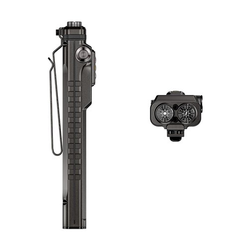 RovyVon E90 3500 Lumens EDC Flat Flashlight with Proximity Sensor, Practical Sidelights, Two-Way Clip & USB-C Charging Cable Included, IP68 Waterproof Pocket Flashlight