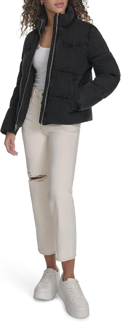 Levi's Women's Western Denim Puffer