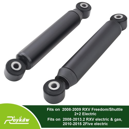 Roykaw Golf Cart Rear Shock Absorbers Kit for EZGO RXV 2008-2013 Gas & Electric Models, Replaces OEM # 603637, 611724