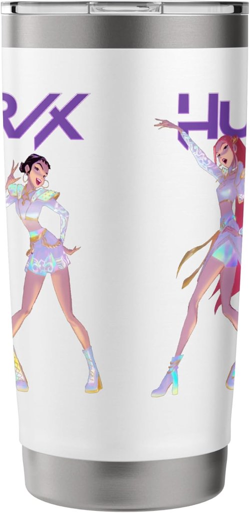 HUNTR/X KPop Demon Hunters Stainless Steel Insulated Tumbler - Officially Licensed, Durable Design