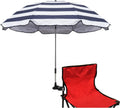 Skiennix Chair Umbrella - 46 Inch UPF 50+ Clip-On Parasol for Patio, Beach, Strollers & Golf Carts