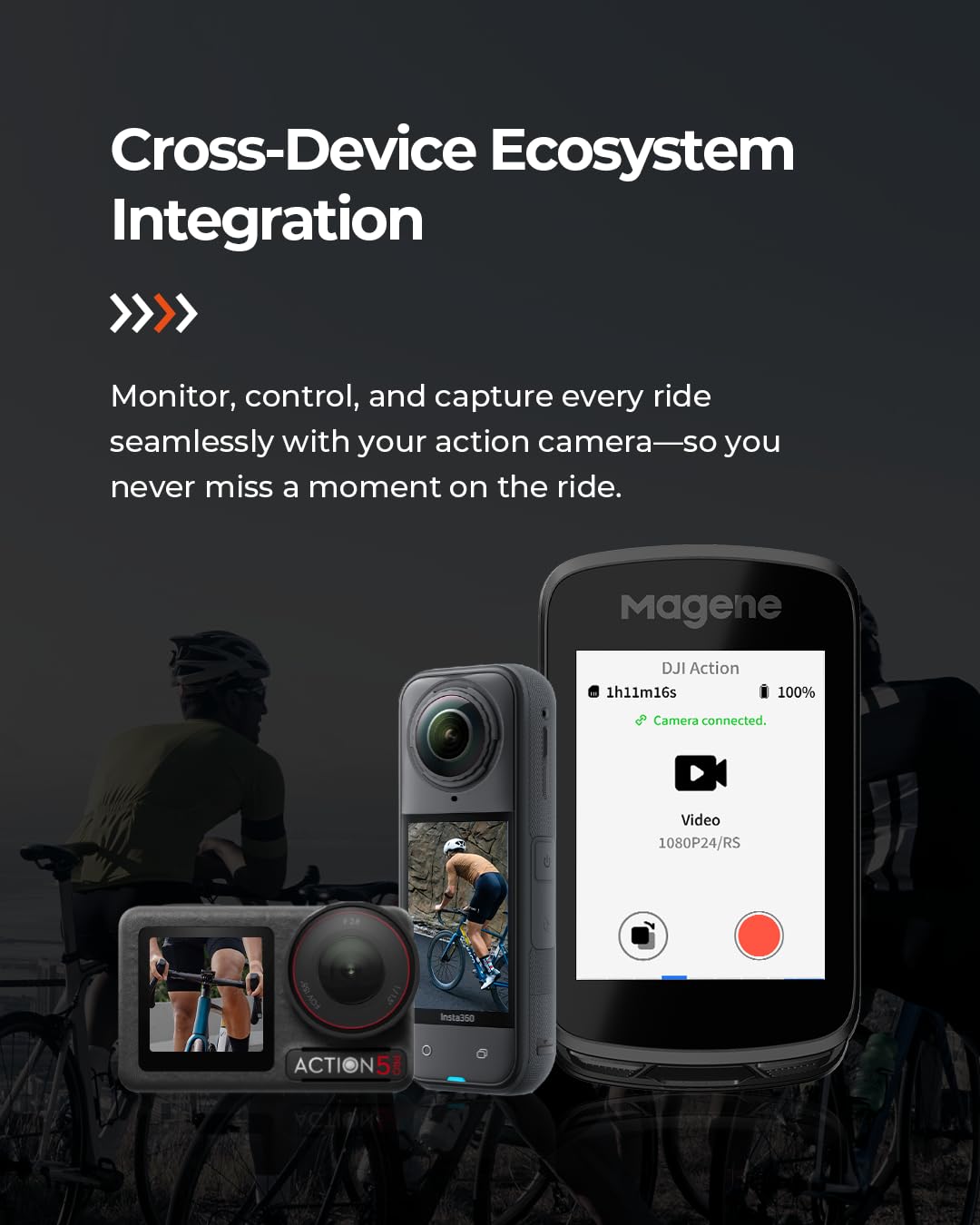 Magene C606 Pro GPS Bike Computer – 2.8" Transflective Touchscreen, 25Hr Battery, Map Navigation, Climb Pro, Live Segments, ANT+/Bluetooth Cycling Computer