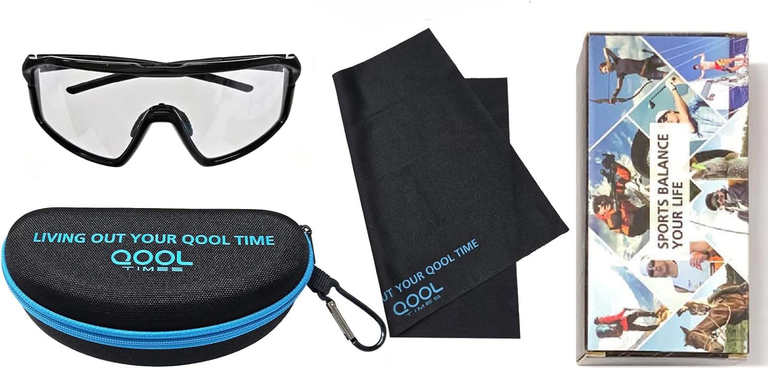 Polarized Cycling Sunglasses - Unisex Sports Eyewear for Golf, Running, MTB & Outdoor Activities