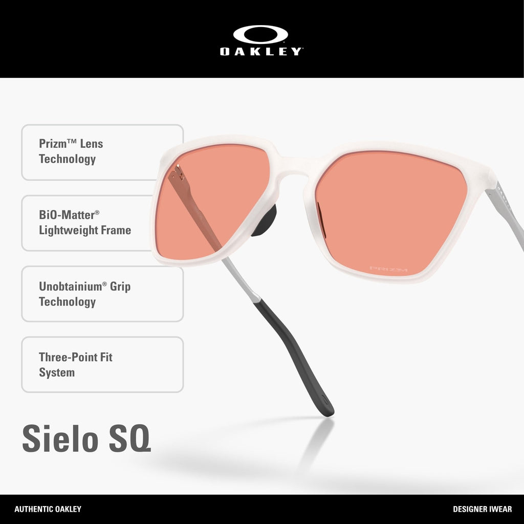 Oakley Woman Sunglasses Matte Vapor Frame, Prizm Berry Lenses, 57MM