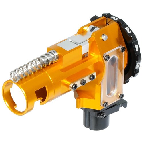 Clover Airsoft-MAXX M4E Hop-Up Chamber for M4, Aluminum, Compatible with Standard AEG Buckings!