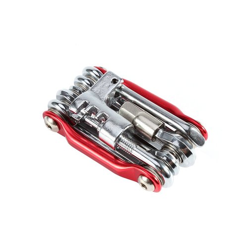 Yunir Bike Repair Tool Kit, 11 In 1 Portable Multi Function Bicycle Accessories with Chain Clamps, Firm Wrench, Screwdriver, Straight Screwdriver, Hex Key Wrench, Yunircg8xwq49e1
