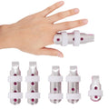 ADLLHO Finger Splint,5PCS Finger Splints for Broken Finger,Pinky Finger Support Brace, Mallet Finger Brace for Broken Fingers Straightening,Pink Pink，S*1,M*2,L*2