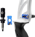 Archery Arrow Rest - Adjustable Aluminum Magnetic Plunger with Pressure Button for Recurve & Longbow