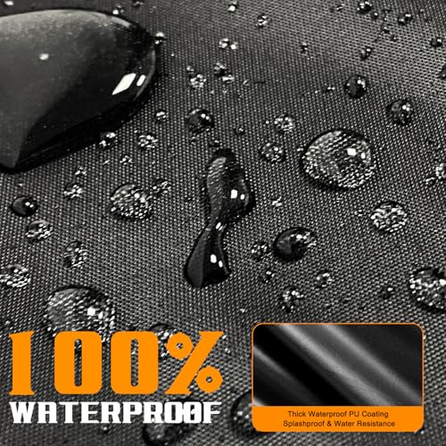 Waterproof 2/4/6 Passenger Golf Cart Cover with Extended Roof - Universal Fit