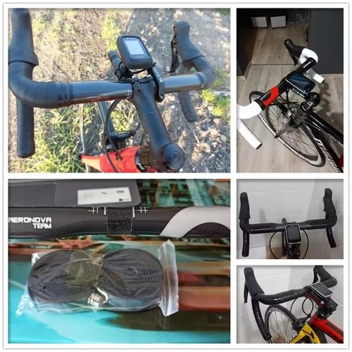 Yccyctrek Road Bicycle Handlebars Carbon Road Bars Handlebars Bike Components & Parts 31.8mm UD Glossy Drop Handlebar 440mm Carbon Drop Bars