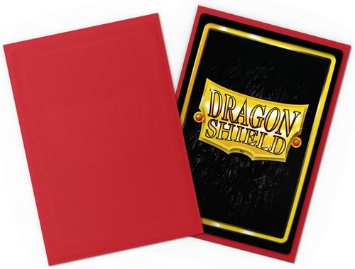 Dragon Shield | Matte Card Sleeves - 60 CT Smooth & Tough TCG Protection | Crimson - Compatible with Yu-Gi-Oh, Naruto, Cardfight & Vanguard