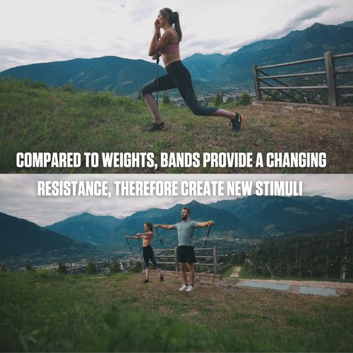 Angles90 Pull Up Assistance Bands - 2-Pack Black & Blue, 40 & 20 lb - Suspension Training with Angle 90s Grips - Deadlift Platform Bands for Lower Body - Pull Up Bar Assistance for Upper Body