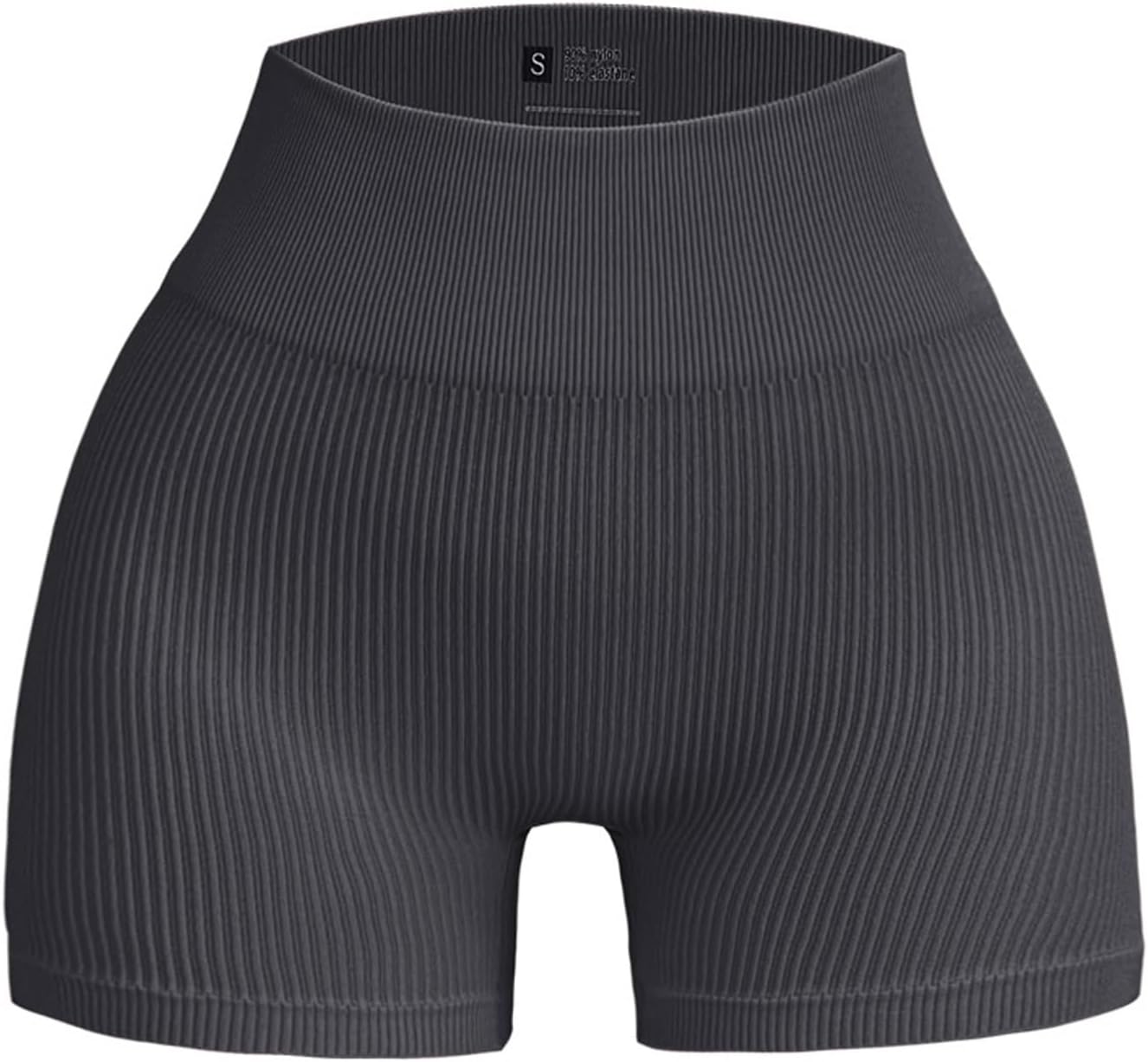 Skiennix Women’s Athletic Shorts - High Waisted Butt Lifting Seamless Biker Shorts for Gym & Yoga
