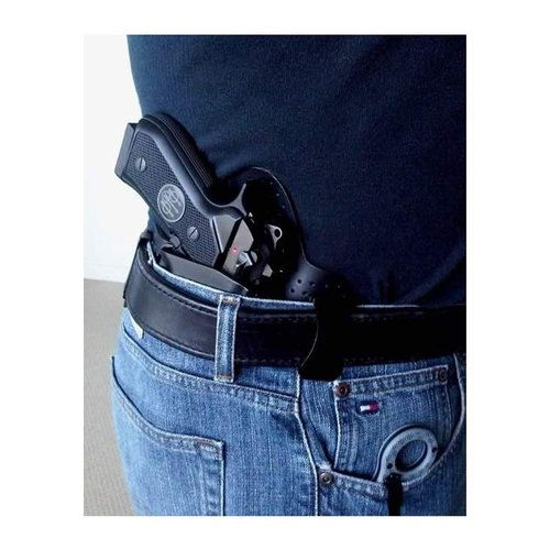 Beretta 92/96/98 Series Hybrid IWB Inside The Waistbelt Right Hand Concealed Carry Black Holster, Large (E00833)
