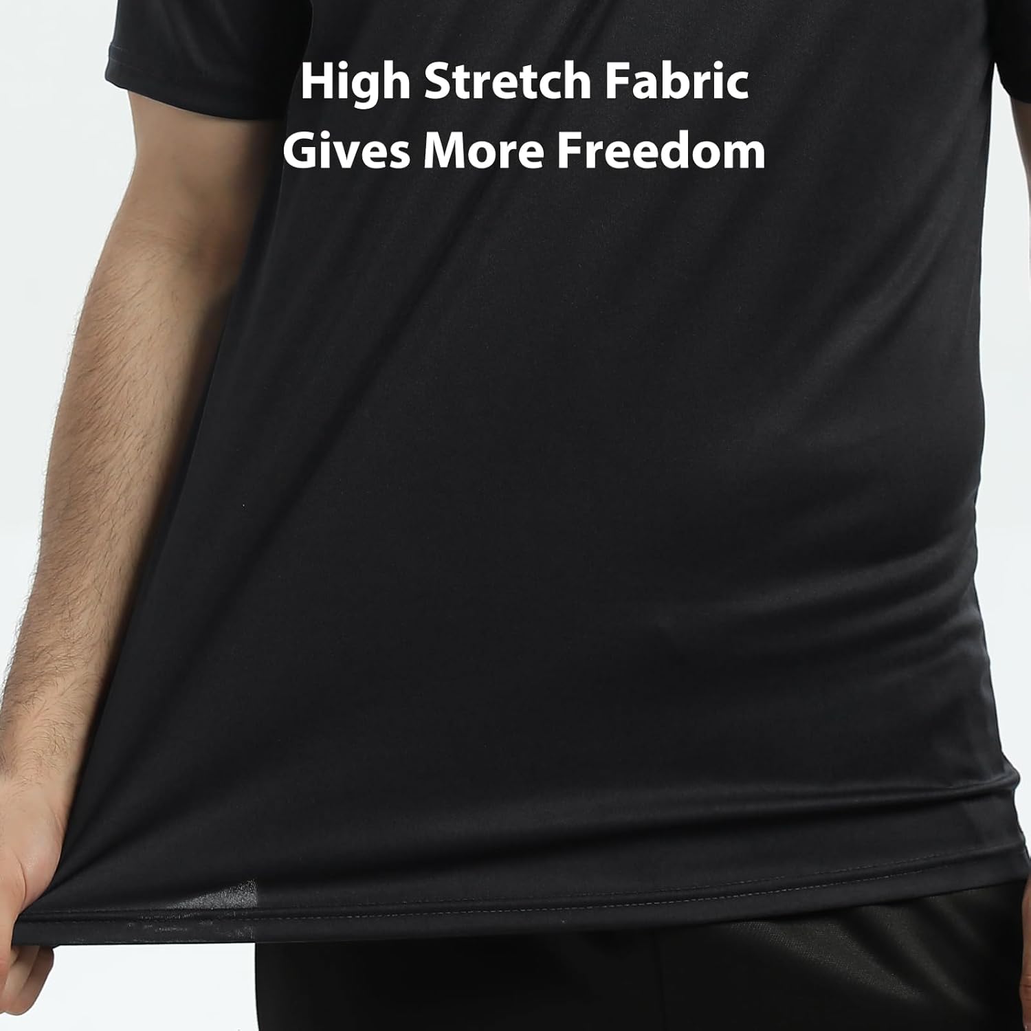 Skiennix Men's Quick Dry Short Sleeve T-Shirts - Lightweight 5/6 Pack for Gym & Athletic Wear