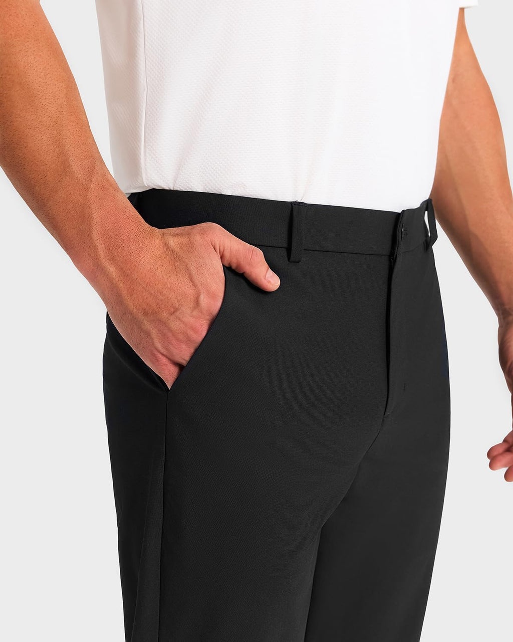 SNOWTEN Men's Classic Fit Golf Pants - Lightweight Stretch Dress Pants with Pockets | Sizes 30''/32''/34''