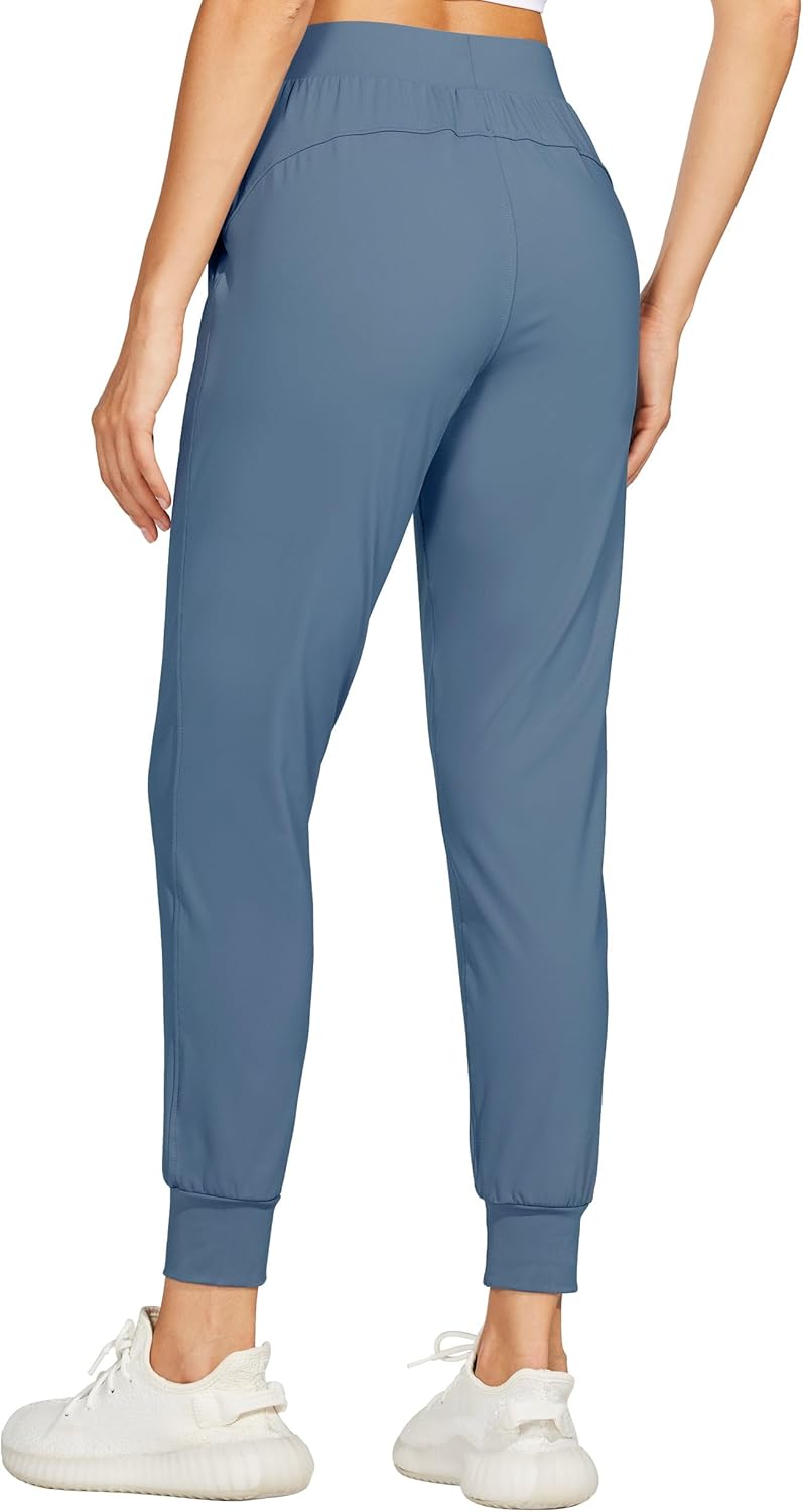 Willit Women's Joggers - Lightweight Athletic Sweatpants with Pockets | Casual Tapered Fit