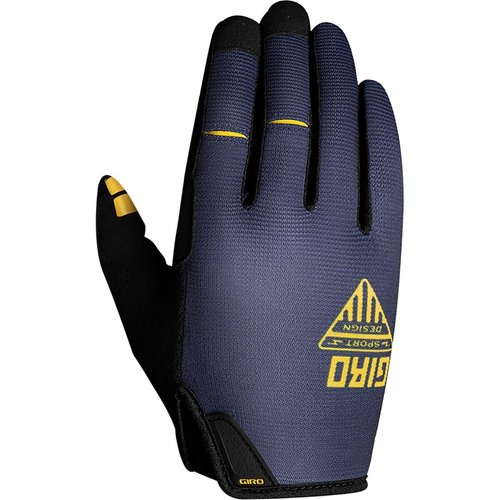 Giro DND Men Mountain Cycling Gloves - Dark Shark/Spectra Yellow, (2024) Small