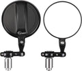 KEMIMOTO Universal Motorcycle Mirrors - 360° Rotatable Handlebar Side Mirrors | Fits 7/8" Bars