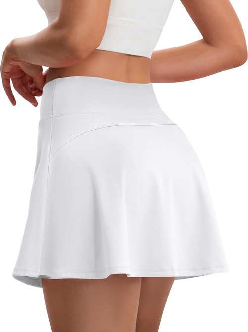 DLOODA Tennis Skorts for Women - High Waisted Athletic Skirt with Pockets | Perfect for Golf & Pickleball