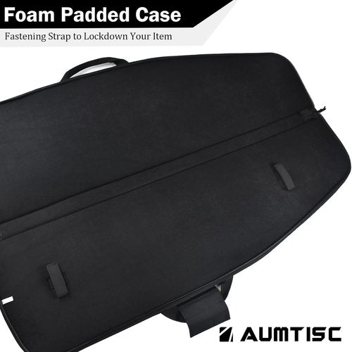 AUMTISC Tactical Soft Gun Case - Rifle Carrying Range Bag with 5 Pouches & Adjustable Sling | 38/42 Inch