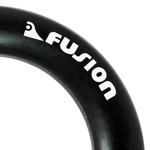 Fusion Climb Small 2-Inch Orange Black Aluminum O-Ring - Matte Black (5-Pack)