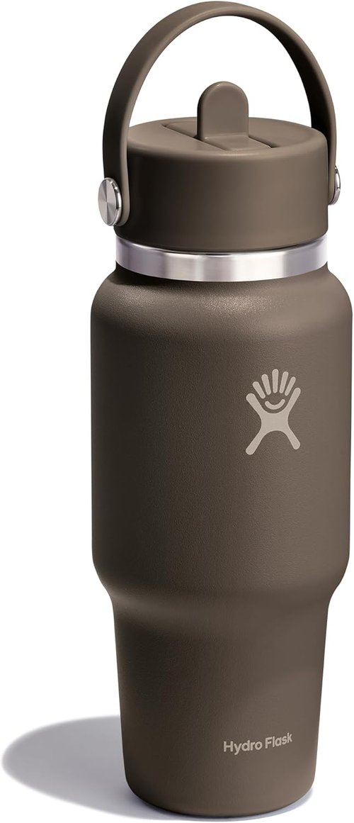 Hydro Flask Travel Water Bottle - Insulated Stainless Steel - Leakproof 24 Oz in Sandpiper Color