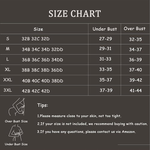 Gailife V-Neck Wireless Bras for Women - Seamless Full Coverage Mastectomy Bralettes