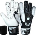 Soccer Goalie Gloves - Fingersave Technology for Kids & Adults | 7.5MM Strong Grip Palm
