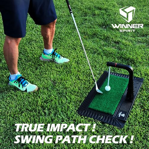 Real Swing 300 Golf Swing & Hitting Trainer - Adjustable Impact & Trajectory Check