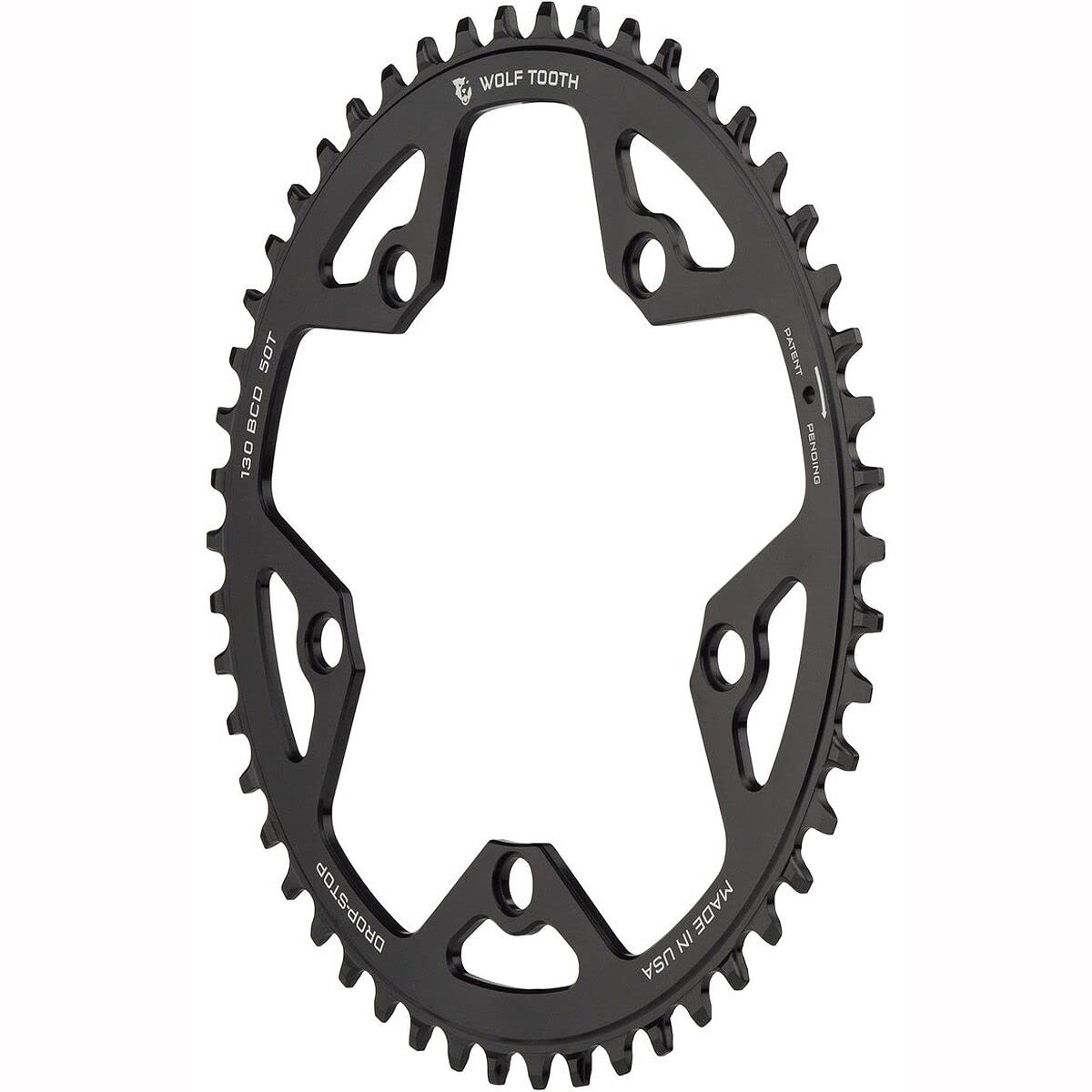 Wolf Tooth Components Drop-Stop 110 BCD 36T Chainring, Road/CX/Gravel